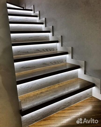 Подсветка лестницы с датчиками движения