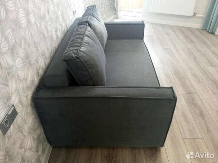 Диван раскладной аккордеон Лофт серый