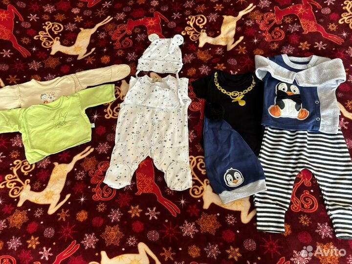 Вещи пакетом на мальчика 50-62