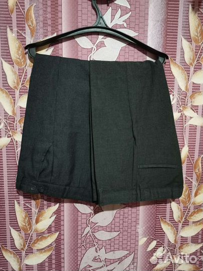 Школьный костюм для мальчика 134 серый