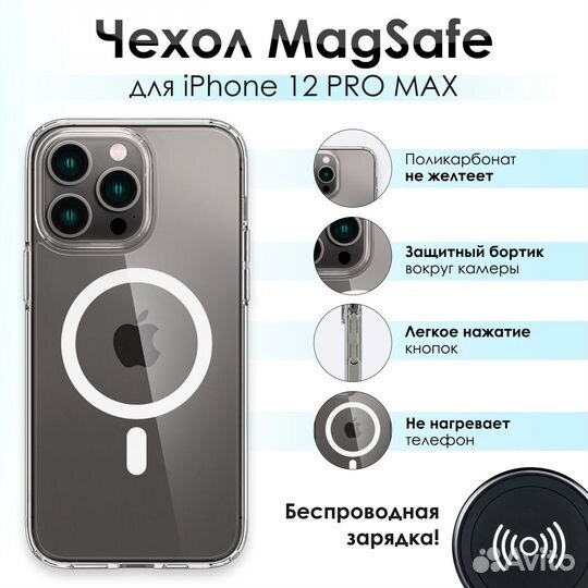 Чехол для iPhone 12 Pro Max MagSafe
