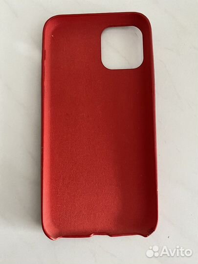 Чехол бордовый на iPhone 11 pro