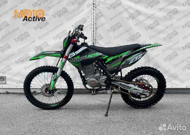 Мотоцикл кроссовый Motoland XT250 HS 172FMM зелены
