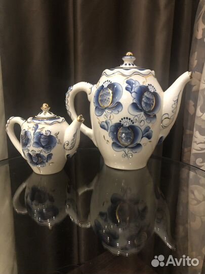 Чайник заварочный гжель