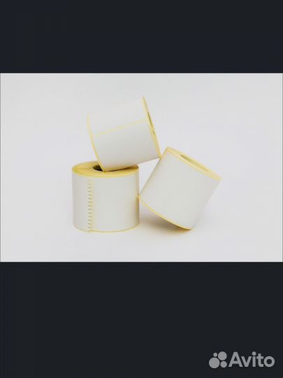 Термоэтикетки 75х120, 300 шт/рулон