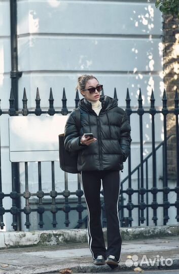 Анорак и искусственной кожи Zara (оригинал)