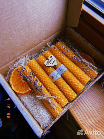 Свечи ручной работы натуральные