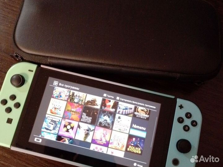 Nintendo switch rev 2 прошитая 128gb