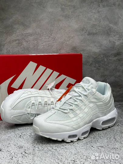 Кроссовки Nike Air Max 95 Pure White белые 41 45