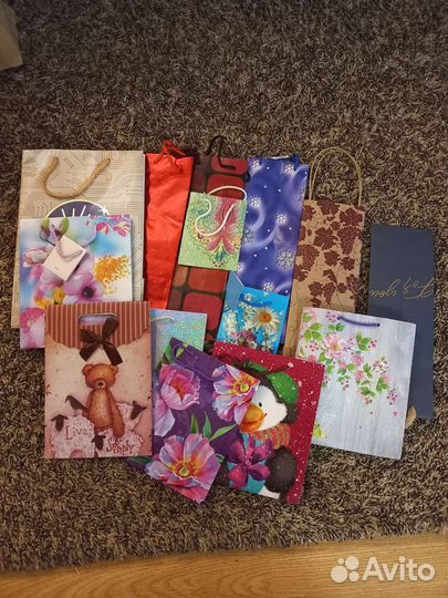 Пакеты подарочные