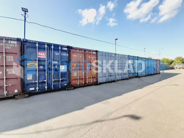 Складской просторный контейнер хранения, 30 м²