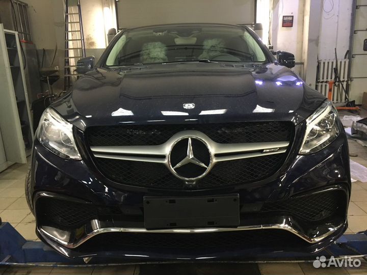 Бампера 63 на гле купэ C292