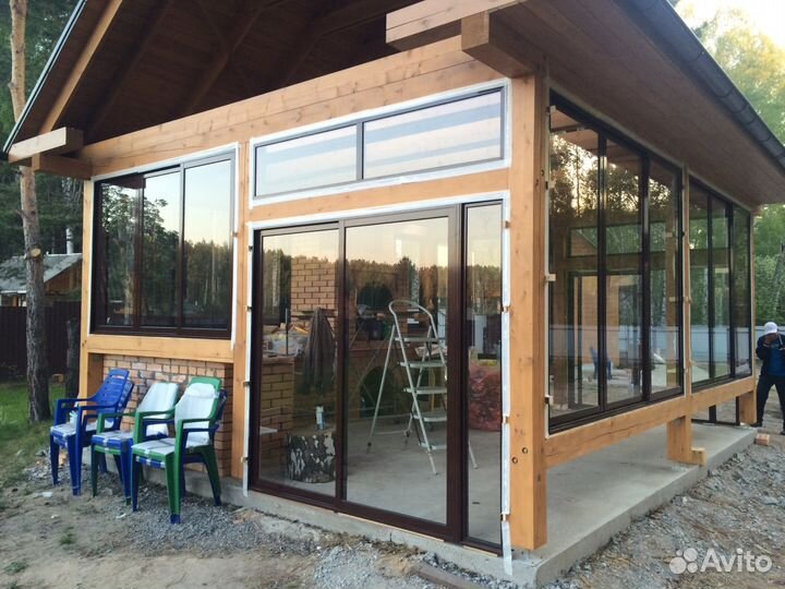 Остекление веранд, террас, беседок