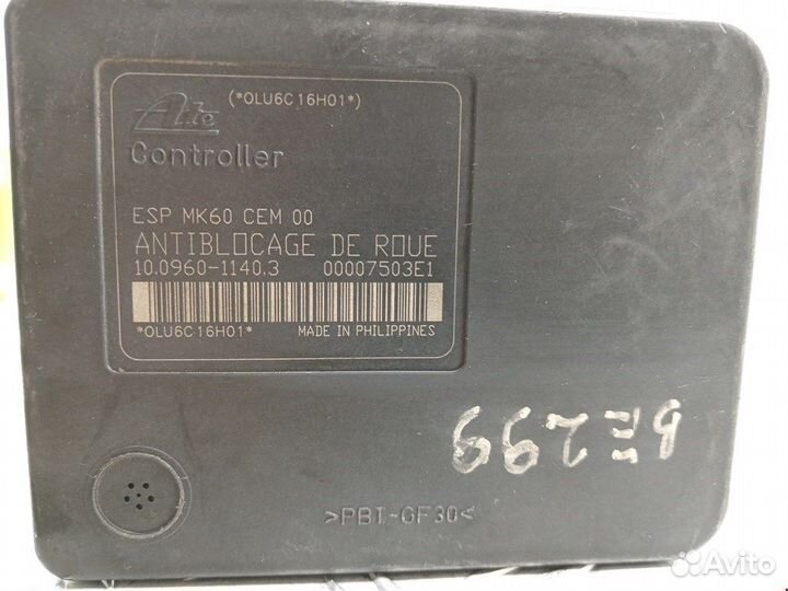 Блок ABS для Peugeot-Citroen C5 1 9657061080