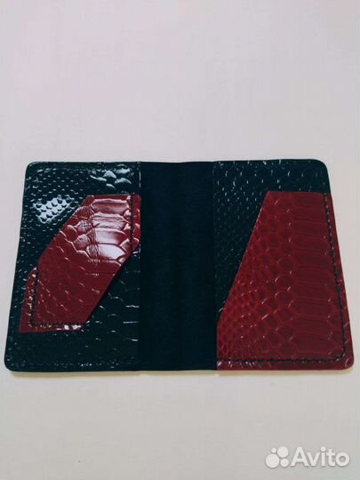 Обложка для автодокументов натуральная кожа