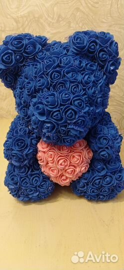 Мишка из роз 40 см