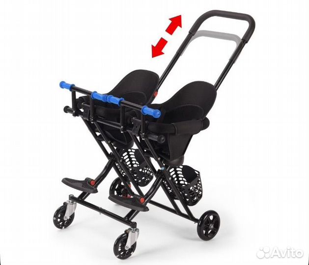 Коляска для двойни для погодок