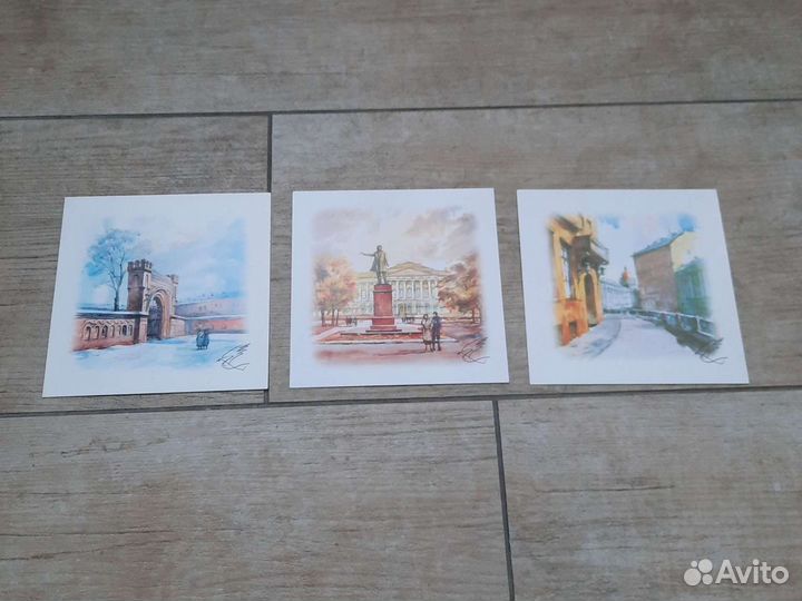 Открытки Санкт-Петербург, Москва, 8 Марта и др