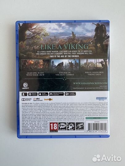 Assassins creed valhalla PS5 (Диск)