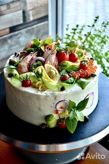 Мясной торт