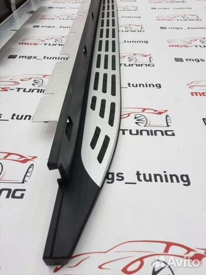 Пороги (Подножки) на Mercedes GLA-Class H247