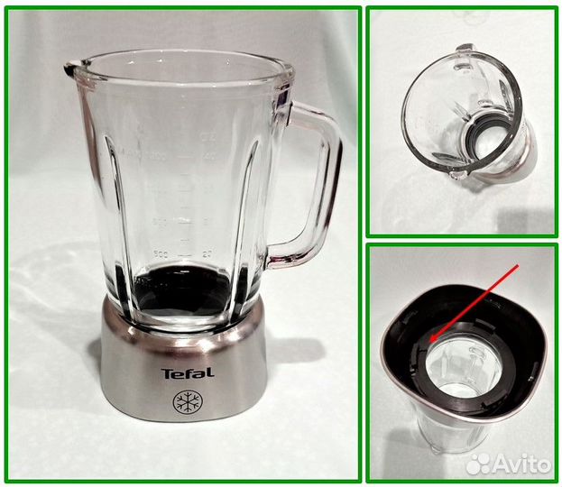 Блендер Tefal BL522D3Е стац. (запасные детали)