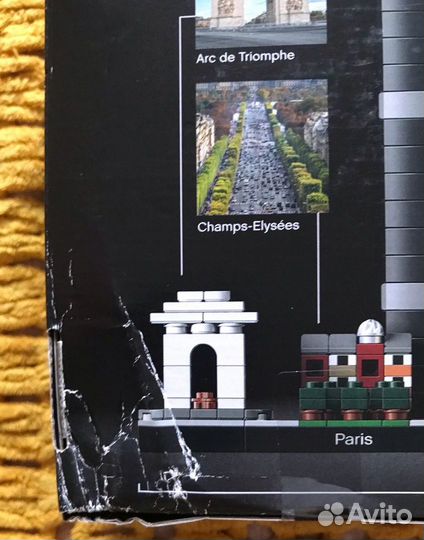 Конструктор Lego Architecture 21044 Париж
