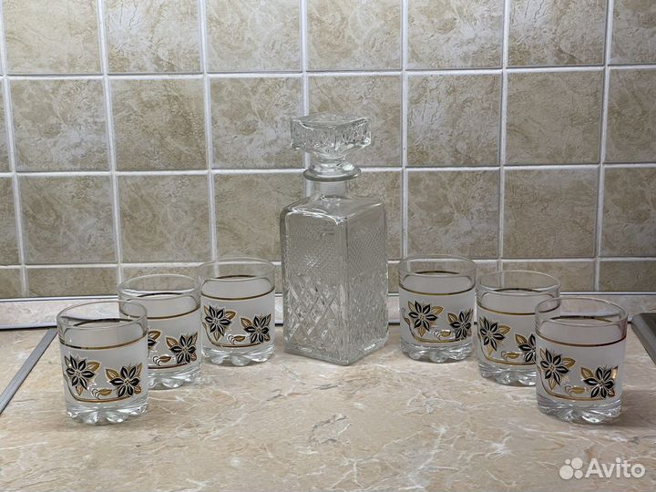 Набор графин и стаканы для виски
