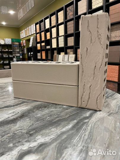 Кирпич лицевой серый керамический Старый Оскол