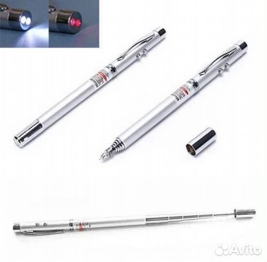 Указка лазерная телескопическая 4 в 1