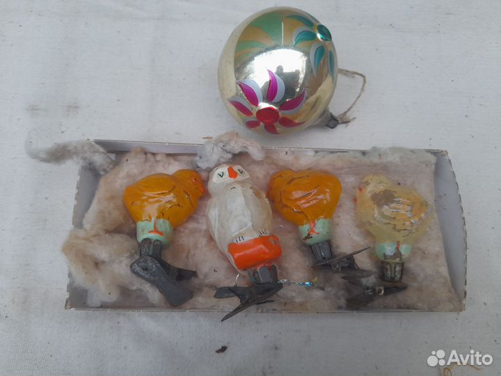 Ёлочные игрушки СССР