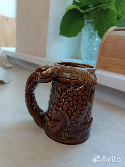 Пивная кружка керамическая