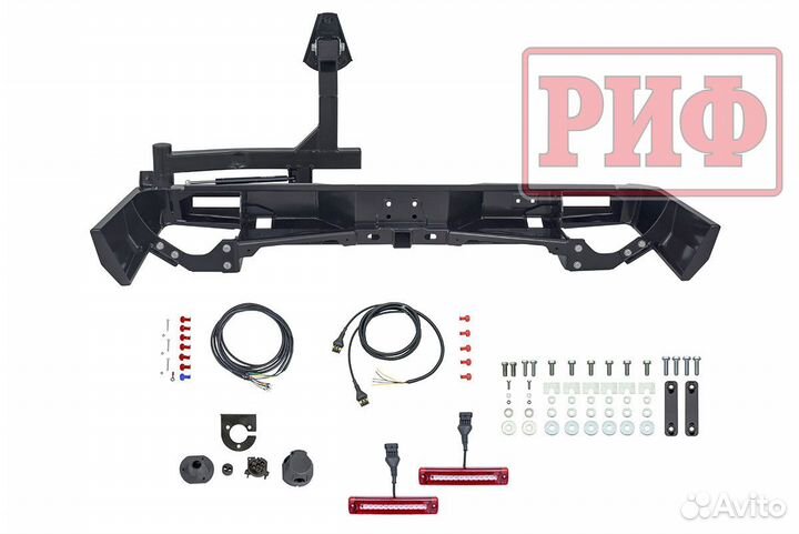 Бампер силовой риф Toyota Land Cruiser Prado 150