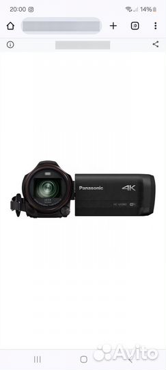 Видеокамера panasonic hc vx 980