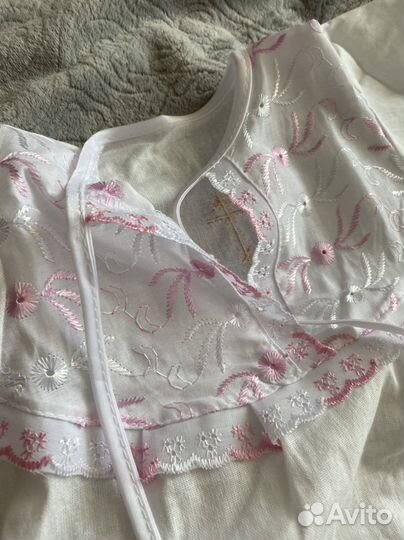 Крестильный набор для девочки новый