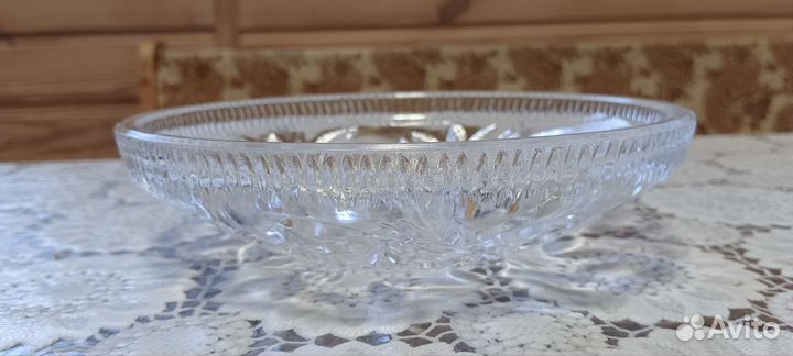 Ваза хрустальная