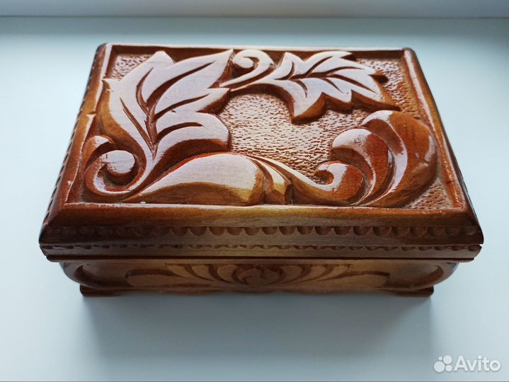 Шкатулка дерево винтаж