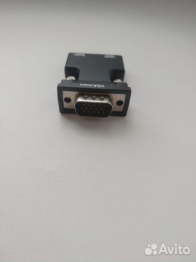 Переходник vga на hdmi с отдельным выводом звука