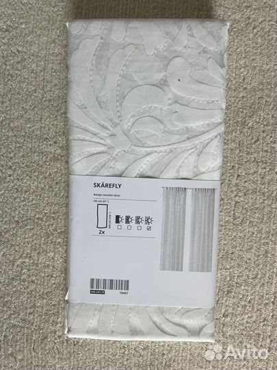 Шторы тюль Skarefly Скарефлай Икеа