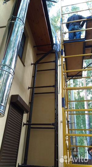 Лестница для кровли крыши