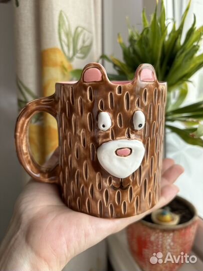 Кружка керамическая ручная работа