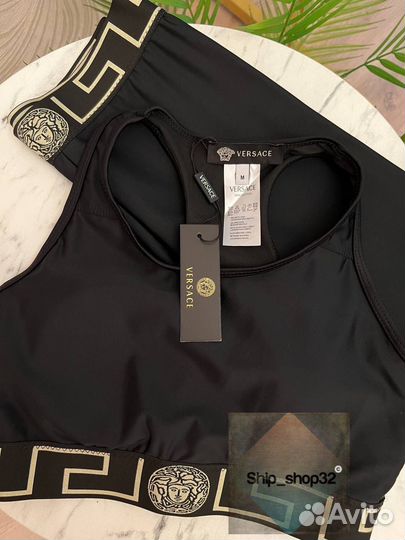 Женский спортивный костюм для фитнеса versace