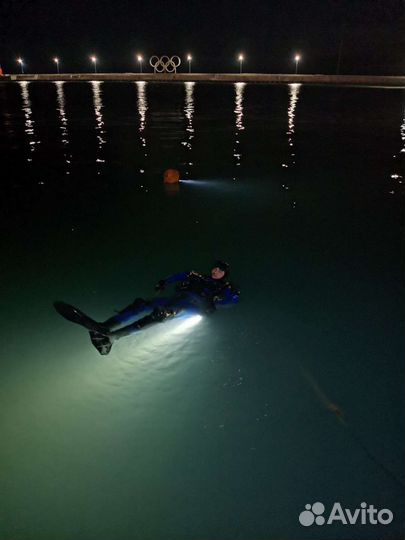 Поиск затонувших предметов. Водолазные работы