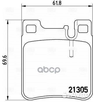 Колодки тормозные mercedes W202/203 AMG/210/140