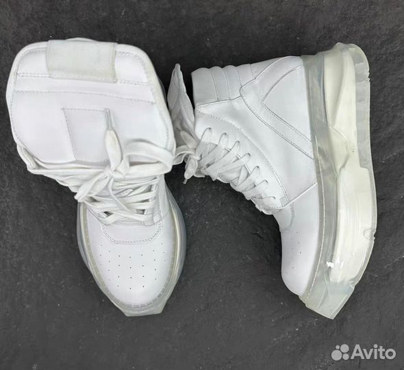 Rick Owens Geobasket Abstract Boots