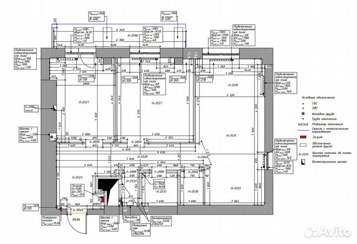 Замеры помещений и обмерный план