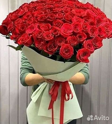 Высокие розы Доставка цветов