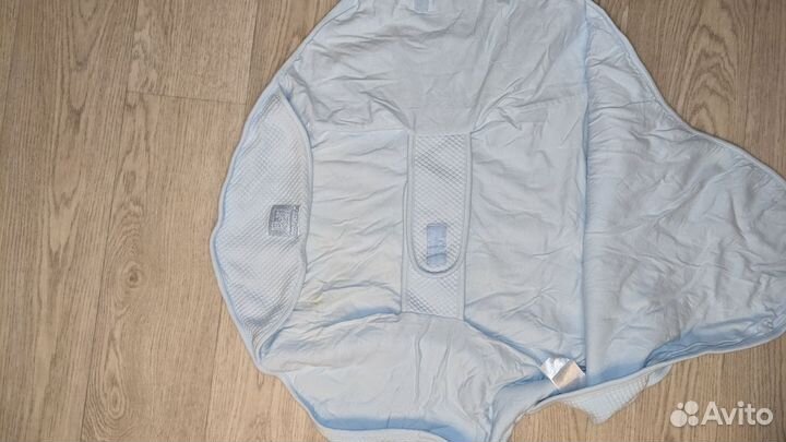 Конверт голубой на выписку в автокресло red castle