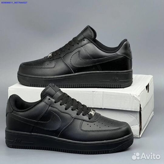 Nike Air Force 1 Black (Арт.71182)