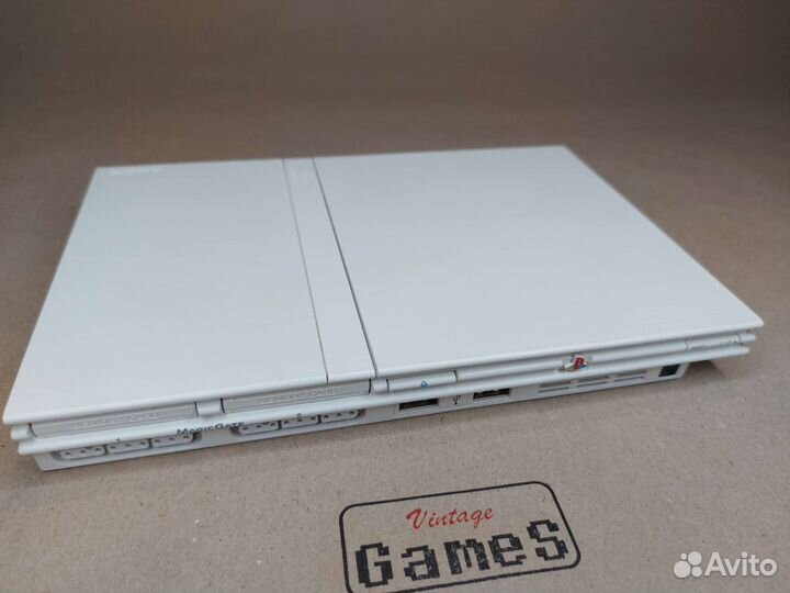 PlayStation 2 Slim scph-75000 Белая Ceramic White